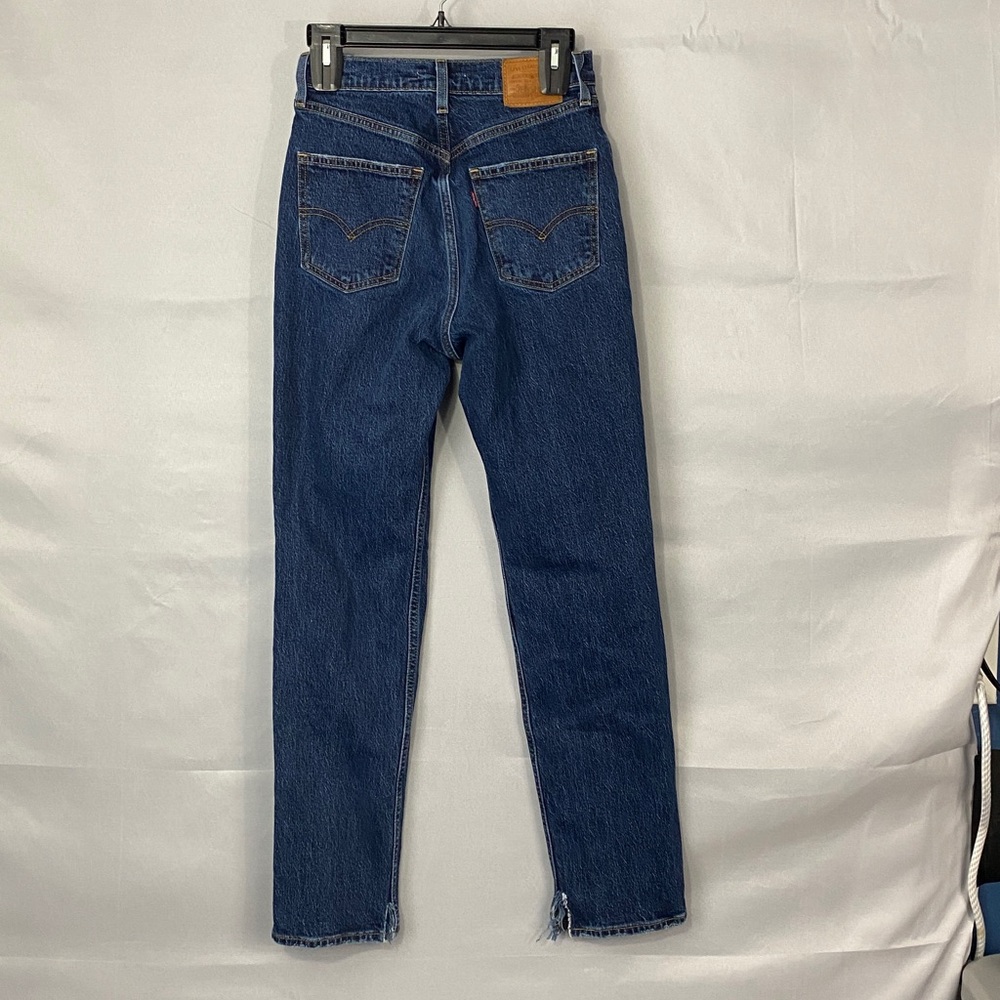 Levi’s Jeans Women’s 26x31 High Slim 70’s Straight Hem Slit Red Tag
